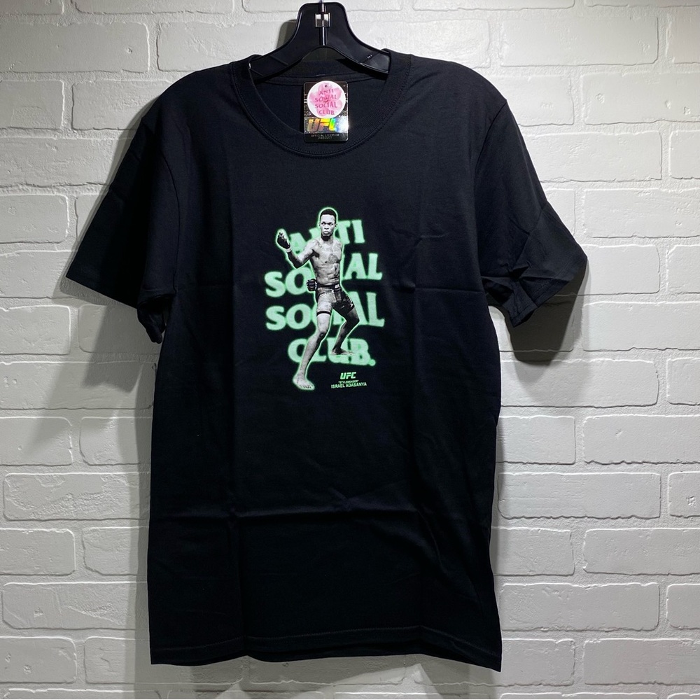 Anti Social Social Club - Stylebender Israel Adasanya Ufc Tee shirt - Black 2XL
